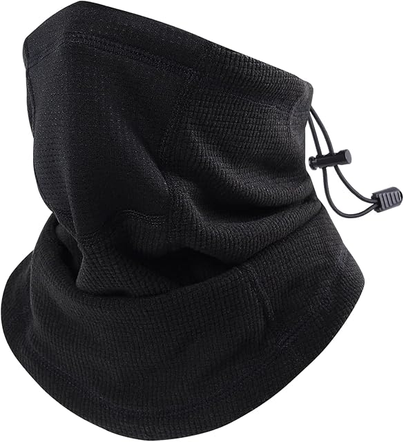 GRNSHTS Neck Warmer Snoods for Men Women, Winter Fleece Tube Neck Gaiter for Cold Weather Face Scarf Mask Headwear for Outdoor Sports Cycling Motocycle