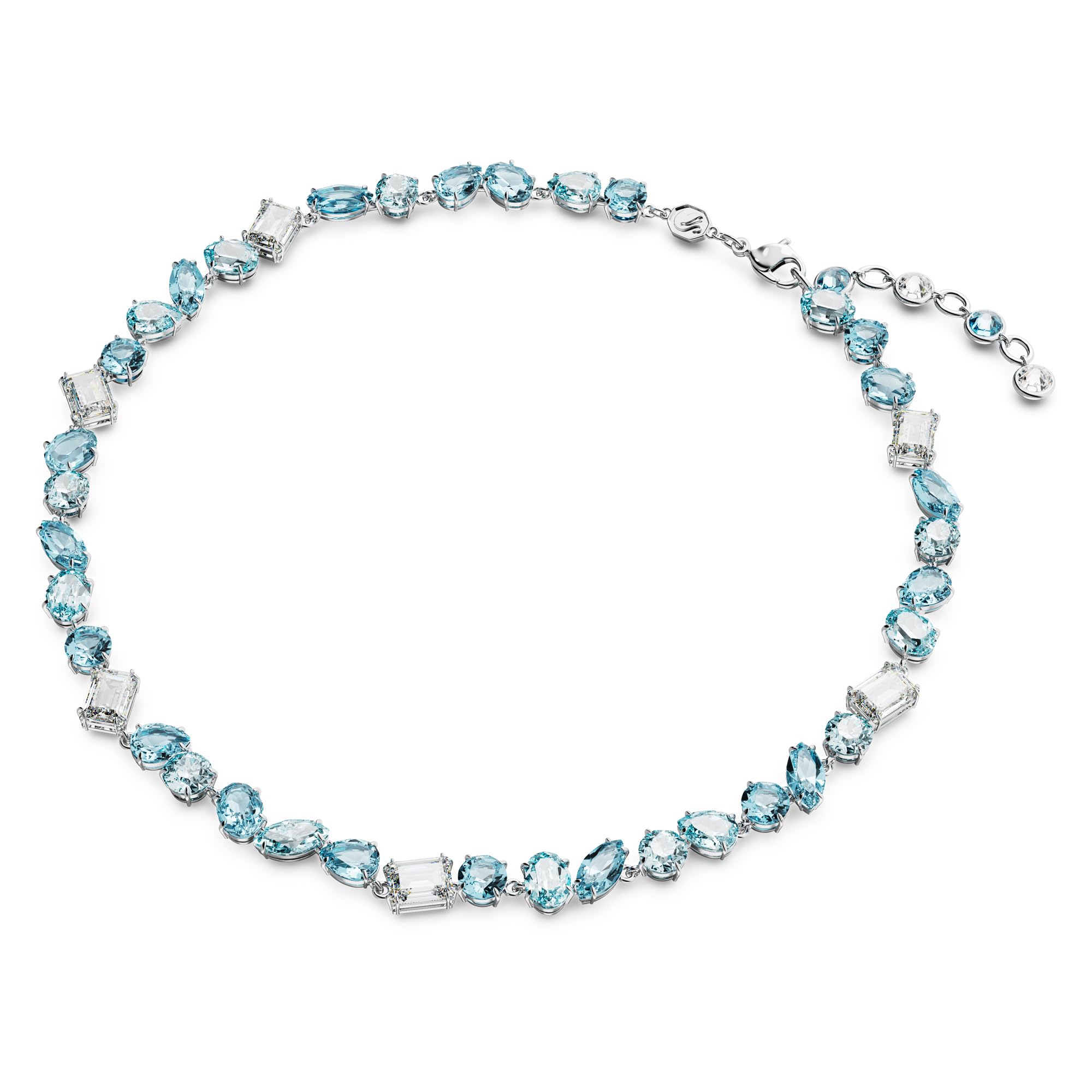 Swarovski Damen-Kette Metall Kristall