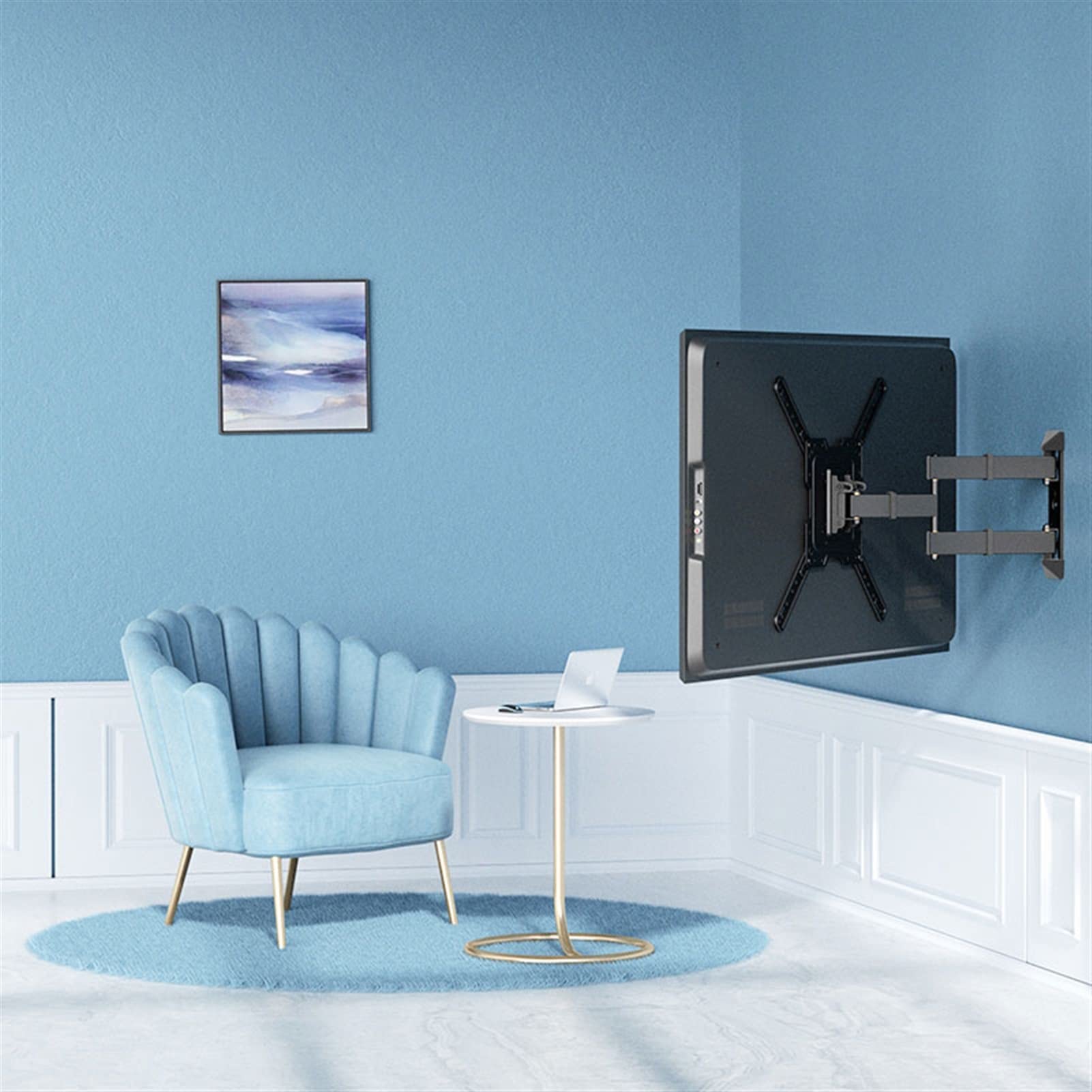 Supporto TV Montaggio a Parete TV Raccolto di Montaggio a casa LCD T. Vs Hanger Office Conference Room Telescopic Ruoting Universal TV Visualizza parentesi ''26-55''inch Staffa per TV