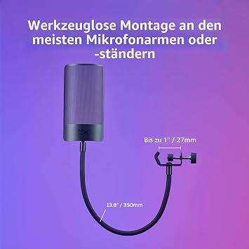 HyperX Shield Microphone Pop Filter