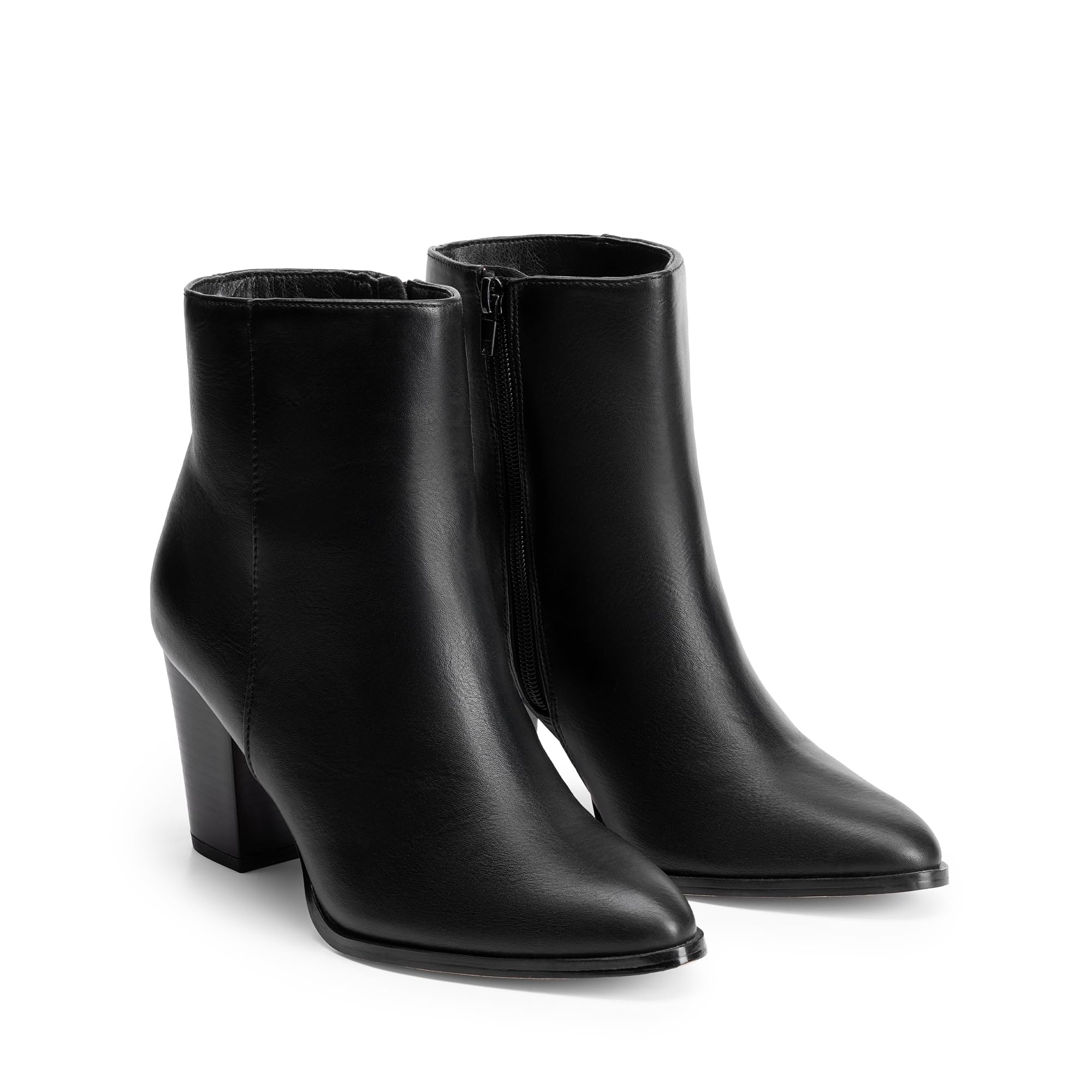 DREAM PAIRS Botines de tacón grueso para mujer