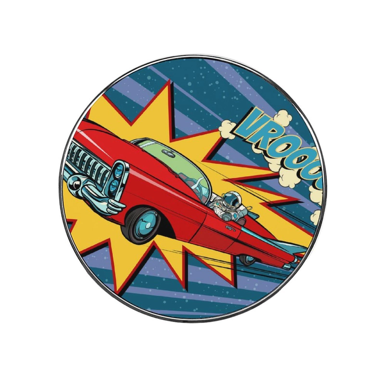 Red Car Refrigerator Magnet Decorative Locker Magnet For Kitchen And Office Home Décor