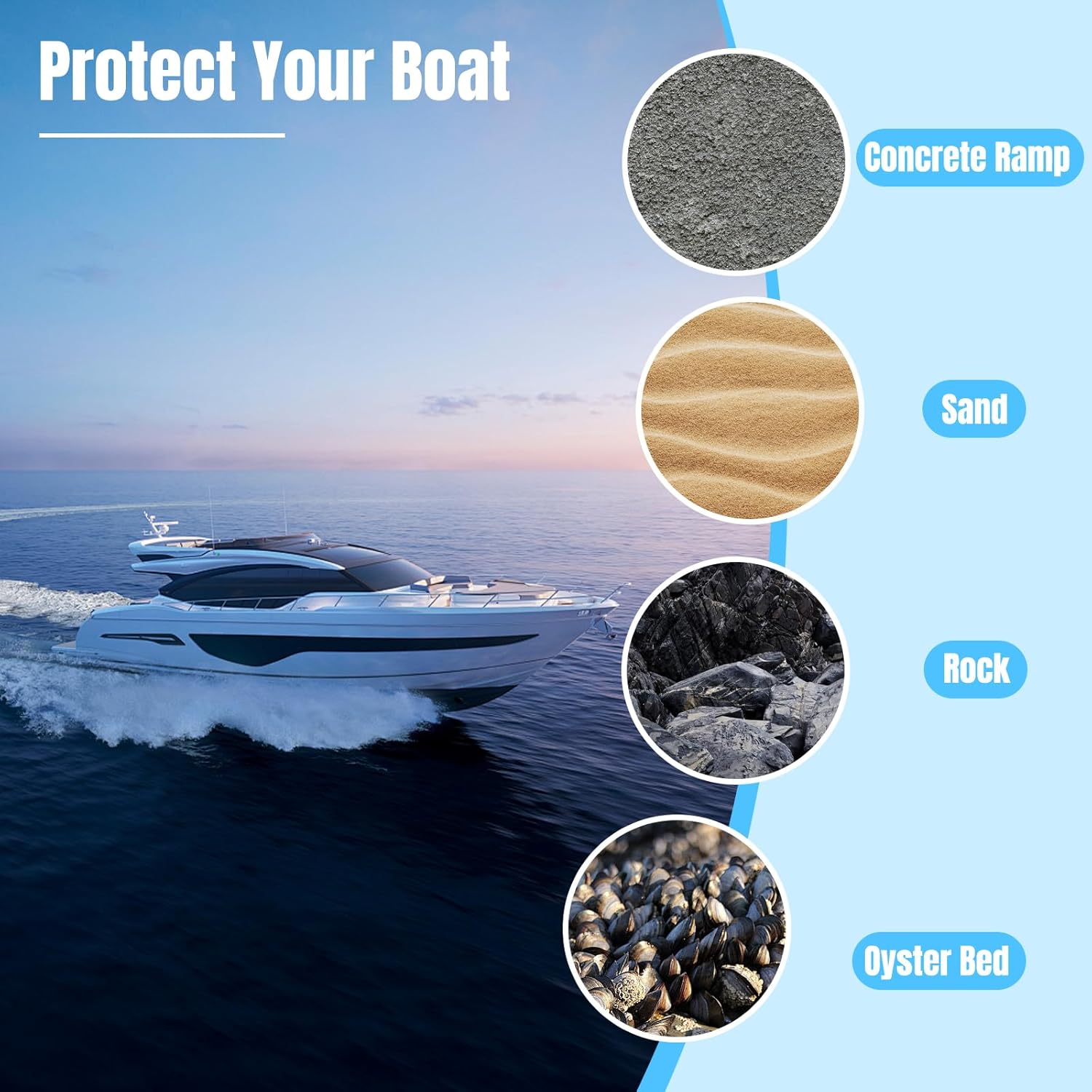 Janedream Upgraded Keel Guard, Self-Adhesive Keel Guard for Fiberglass Boat Kayak Bass Aluminum Boats, Keel Protectors Protects from Rocks Sand Ramps Oyster Beds