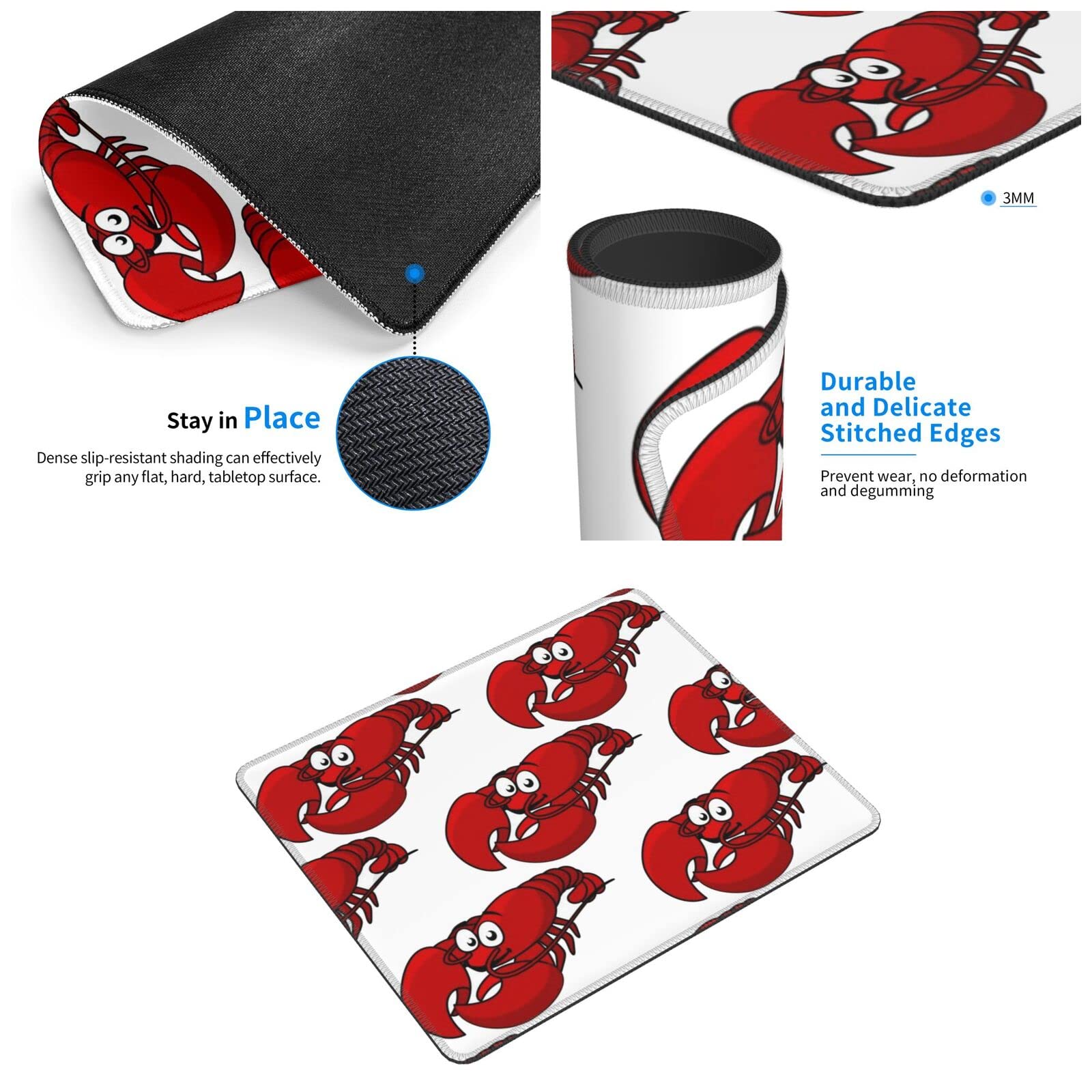 Tappetino per mouse extra large per tastiera, 30,5 x 80,5 cm, per computer, console, ufficio, giochi, studio rana in un motivo stagno