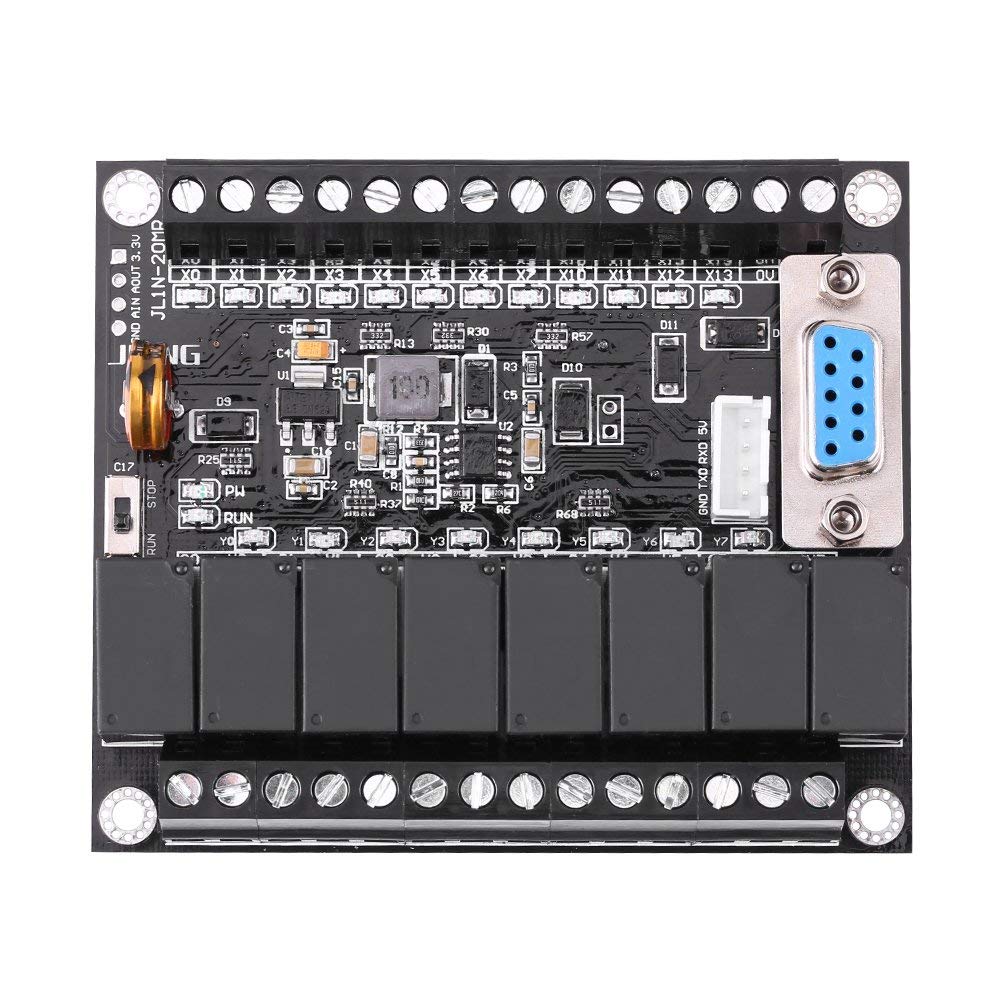 Scheda di controllo industriale PLC, Regolatore PLC 24 V PLC Regolatore logico programmabile FX1N-20MR