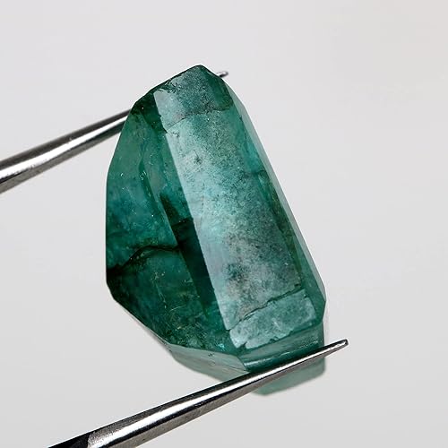 Miniatura 5 de REAL-GEMS Hermosa piedra preciosa suelta de 11 quilates con certificación EGL, esmeralda verde, piedra preciosa natural de corte esmeralda, Gema,