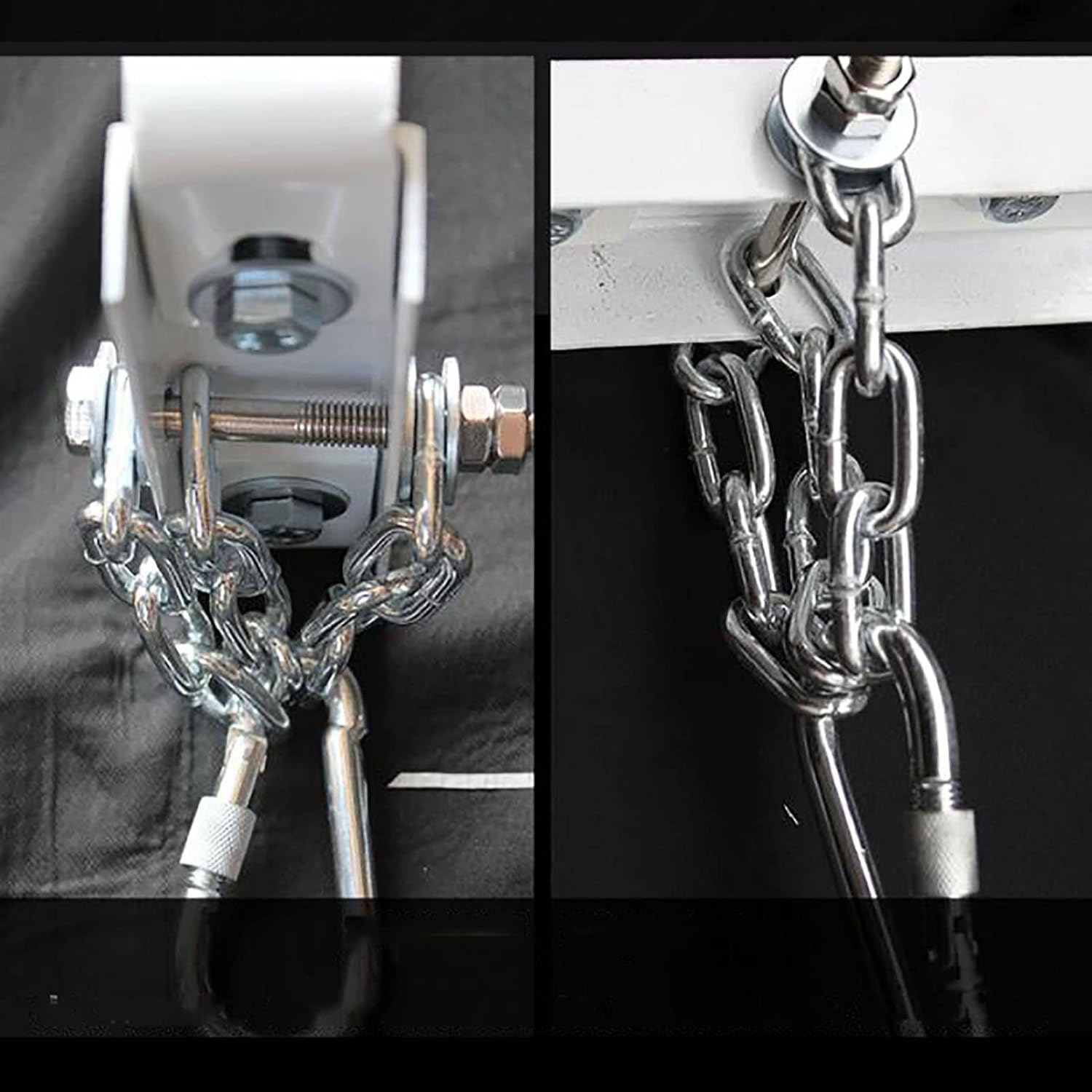 Punching Bag Hanger, Boxing Bag Mounting Bracket, Heavy Duty U-Beam Clamp Holder, Boxing Punching Bag Chain, Wall Mount Ceiling Hooksfor Boxing Punching Heavy Bag Strap Gym Muay Thai Trainin