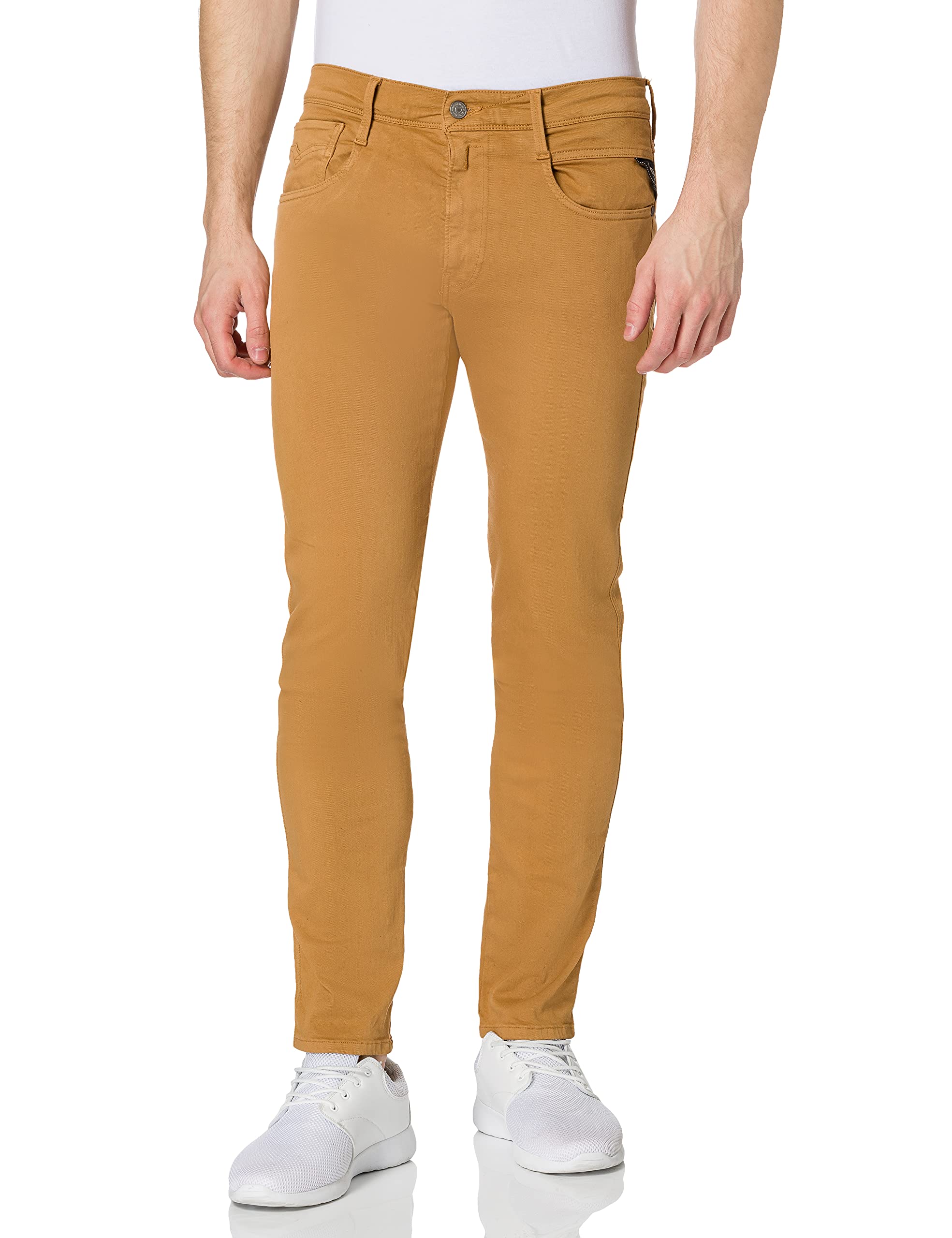Replay Herren Jeans Anbass Slim-Fit Hyperflex Colour X-Lite mit Stretch