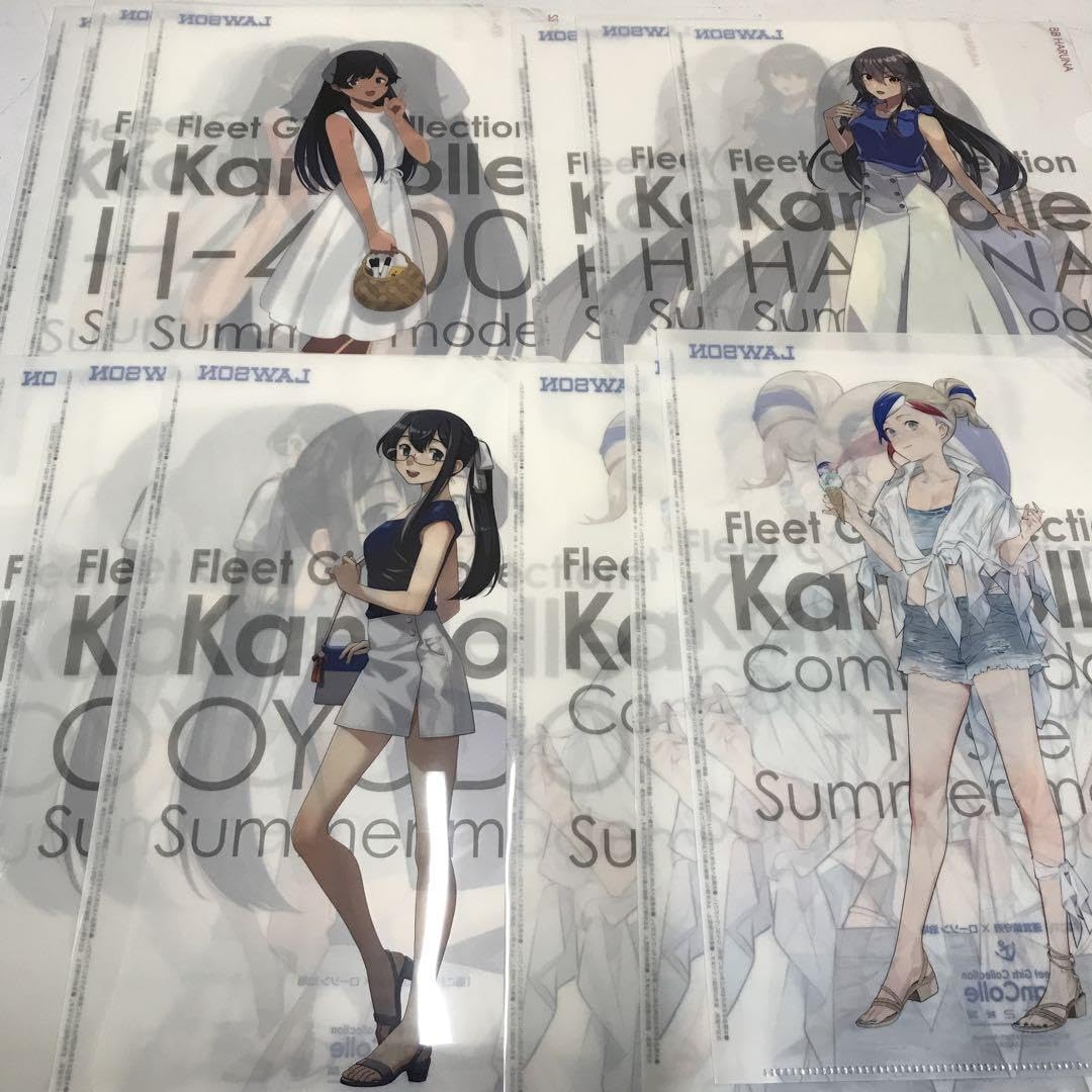 Amazon.co.jp: 艦隊これくしょん 艦娘 ローソン クリアファイル 全4種