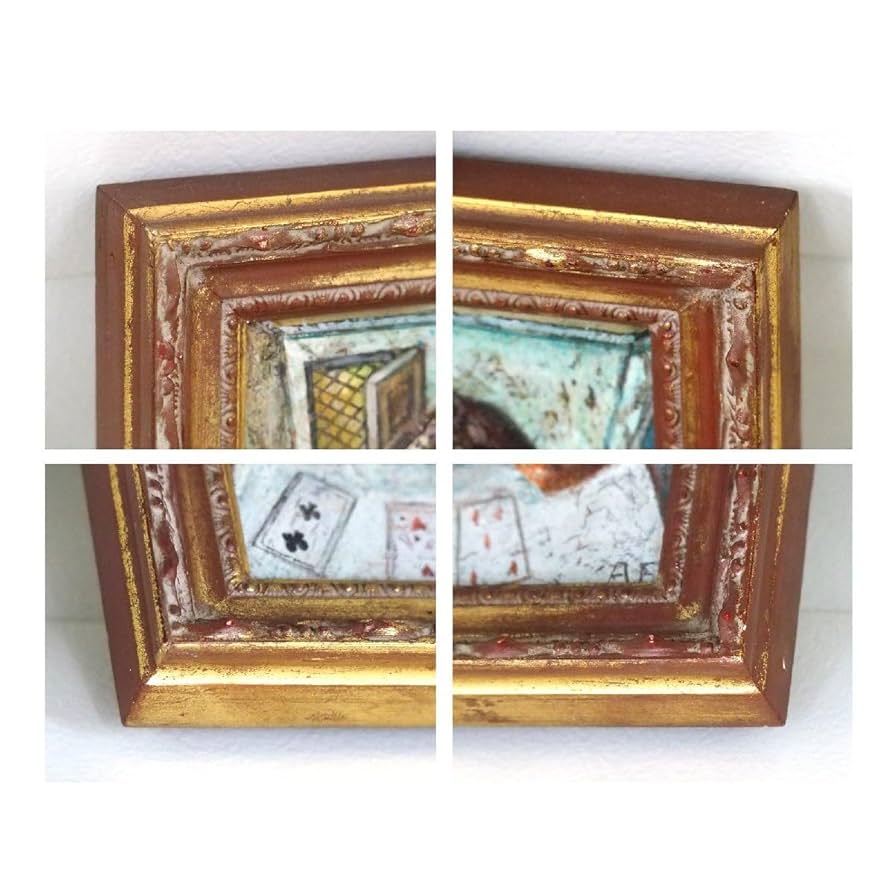 Amazon.co.jp: 遠藤彰子「遠い日」 /キャンバスに油彩F0号/絵肌