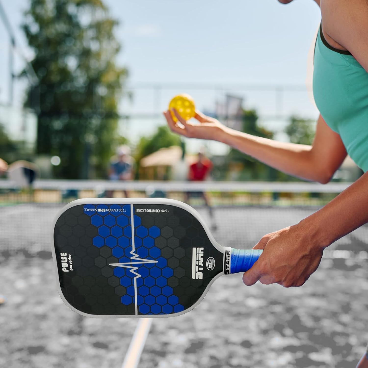 STARR Pulse Pro Pickleball Paddle | 16mm Honeycomb Core | T700 Carbon Fiber Control Surface