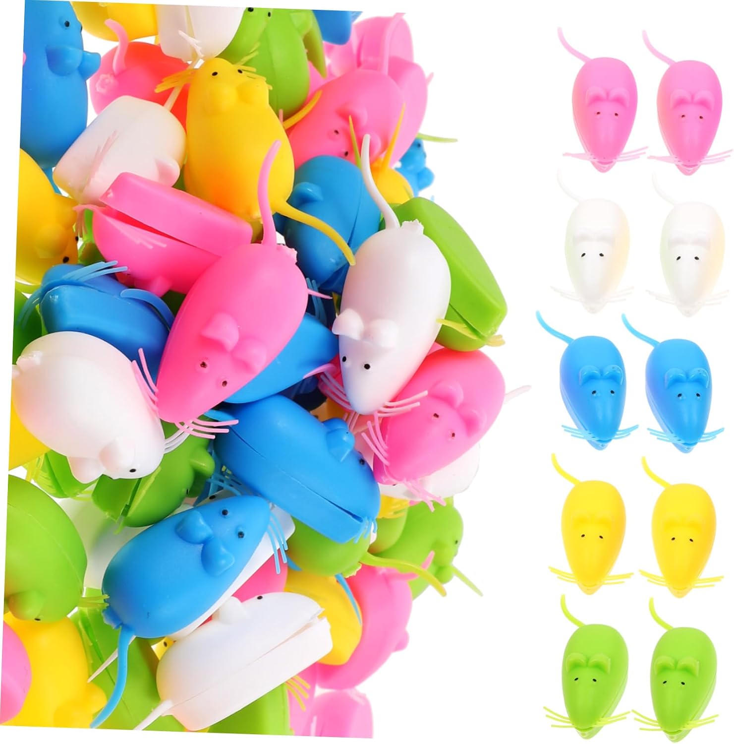 Totority 100Pcs Tooth Holder Keepsake Organizer for Mouse Tooth Box for Storing Teeth Durable Teeth Storage Container