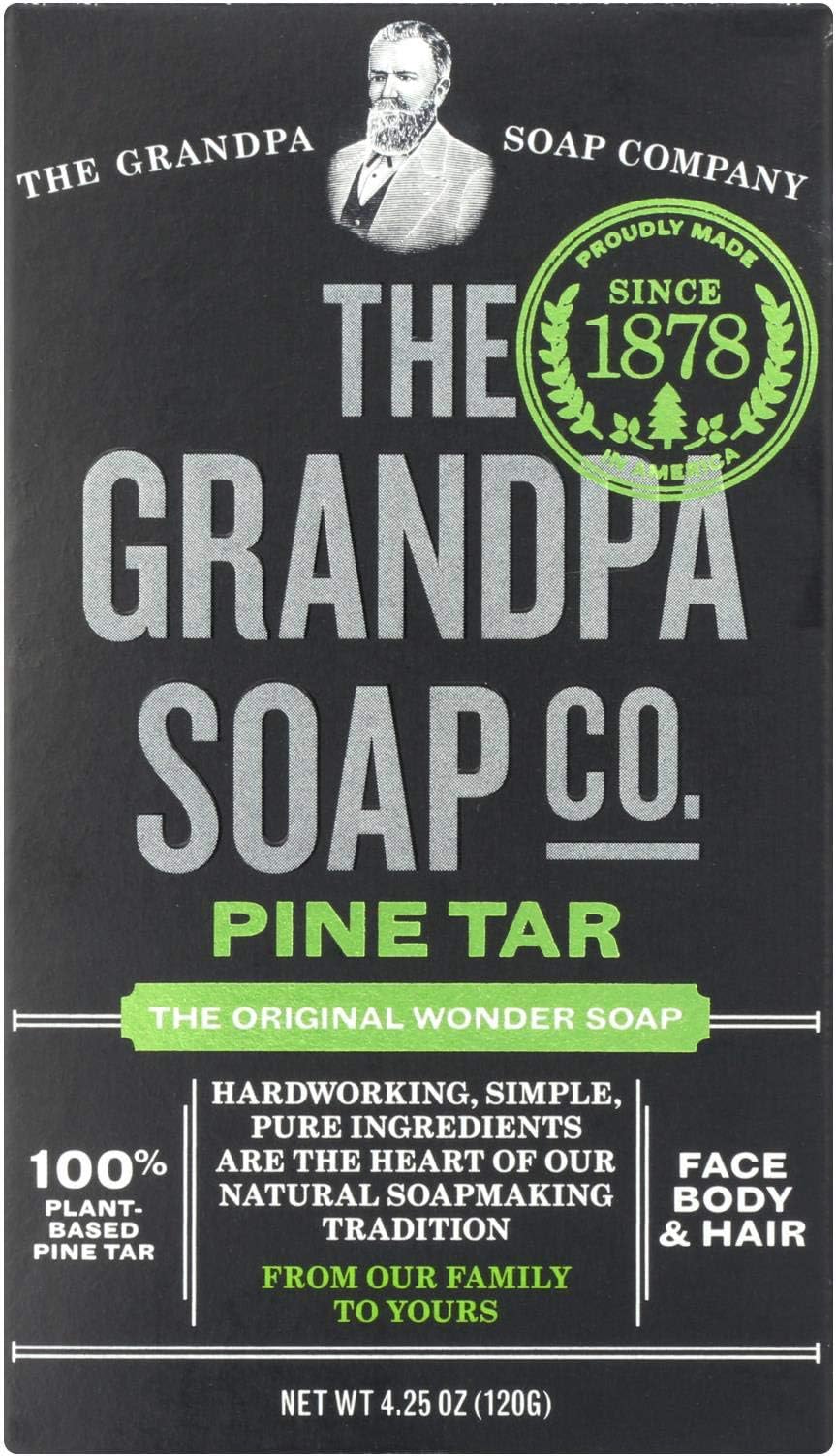 Soap: Pine Tar Soap Bar 4.25 oz