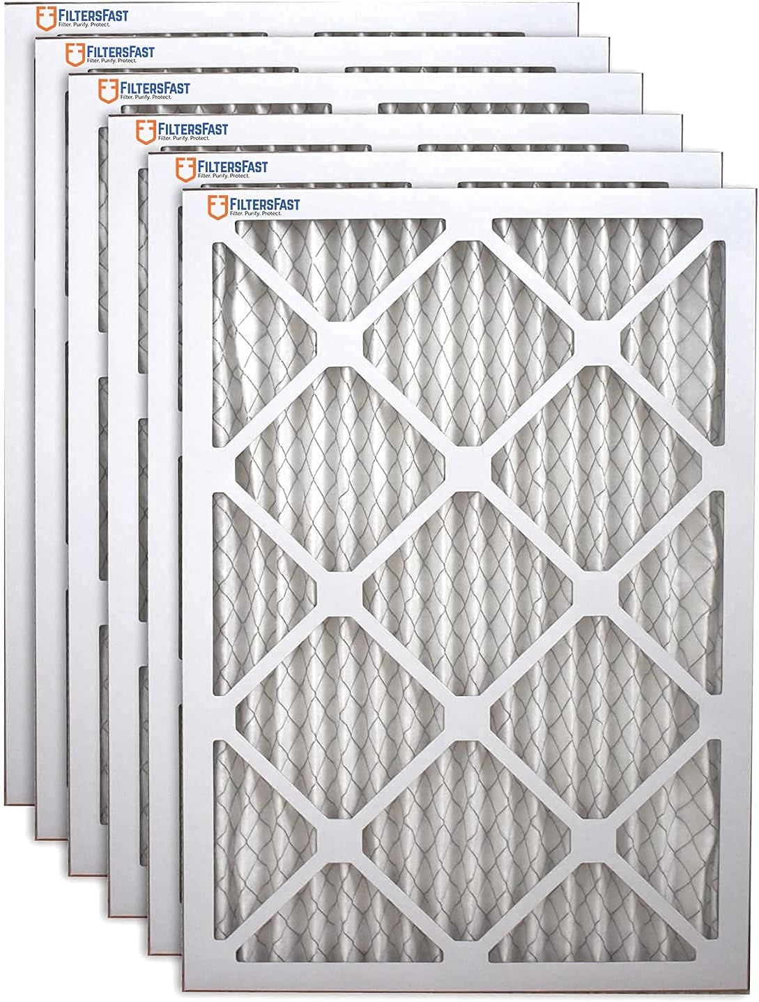 Chеареѕt 🛒 Filters Fast 20x30x1 Air Filter MERV 8, 1" AC Furnace Air Filters, Made in the USA, Actual Size: 19.875"x29.875"x0.75, 6 Pack Chеареѕt 🛒 Filters Fast 20x30x1 Air Filter MERV 8, 1" AC Furnace Air Filters, Made in the USA, Actual Size: 19.875"x29.875"x0.75, 6 Pack