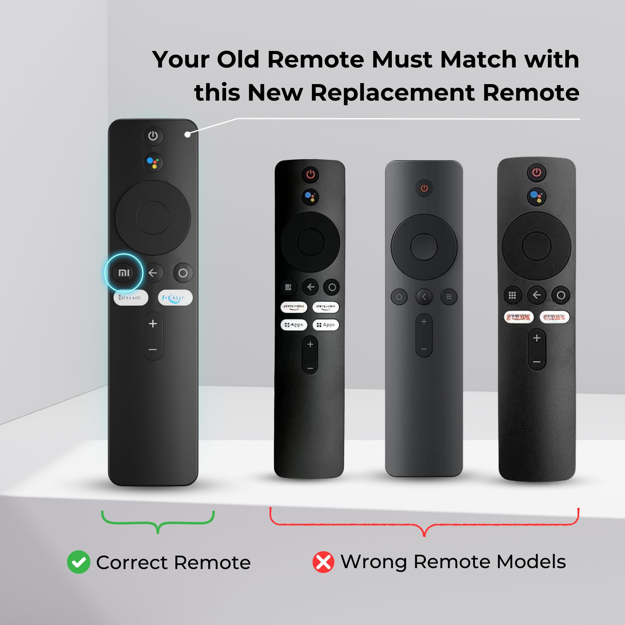 AIDITIYMI Mi Tv Remote Control Original with Voice Control L Bluetooth Smart Remote for Mi Tv By Tudox 1