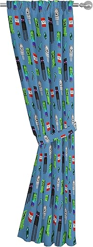 Miniatura 4 de Jay Franco Cortinas para Ventana para Niños - Juego de Cortinas de 4 Piezas Incluye 2 Sujetadores, Hermosa Decoración de Dormitorio y Fácil