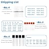 Electronic Component Assortment Kit, Total 1410Pcs, Metal Film Resistors, LED Diodes, Common Diodes, Electrolytic Capacitor, Ceramic Capacitors, Transistors for Electronics DIY Project