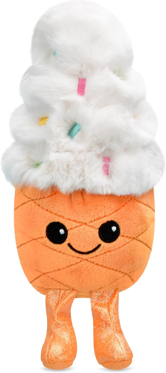 iscream Screamsicles Kawaii Sweet Shop 8" Plush - Soft Serve Ice Cream Cone