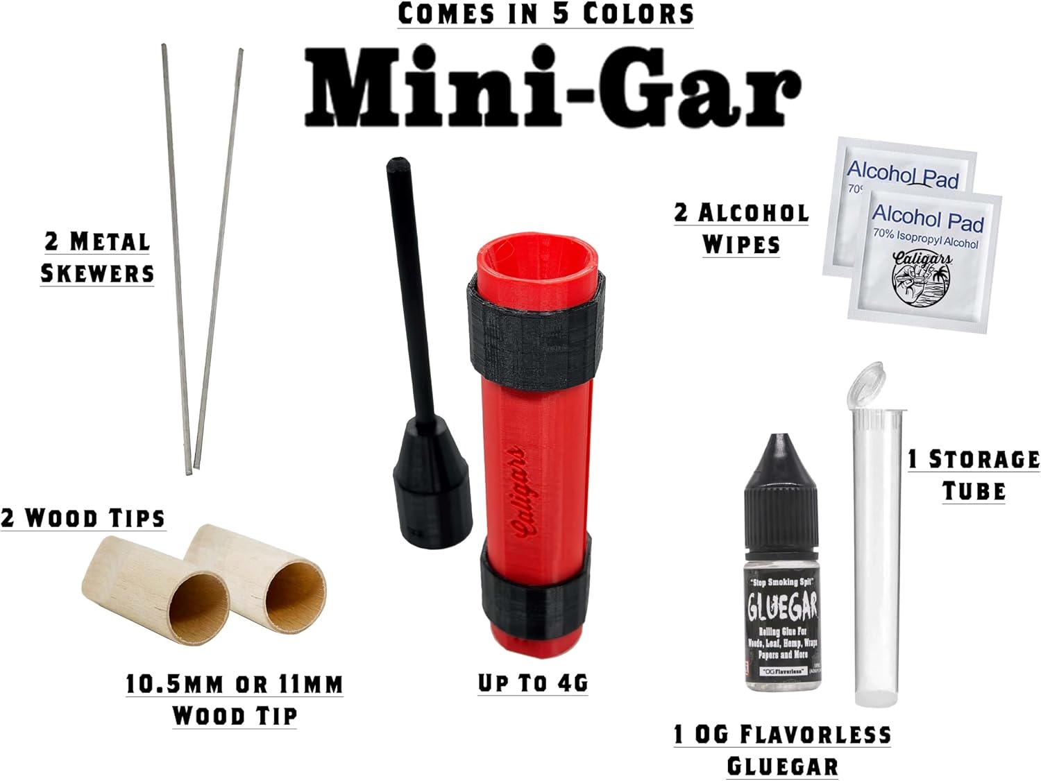 Garkits V2- Caligars, Caligar Kits, Gar Tools, Gar Accessories (Grey, MiniGar-4g)