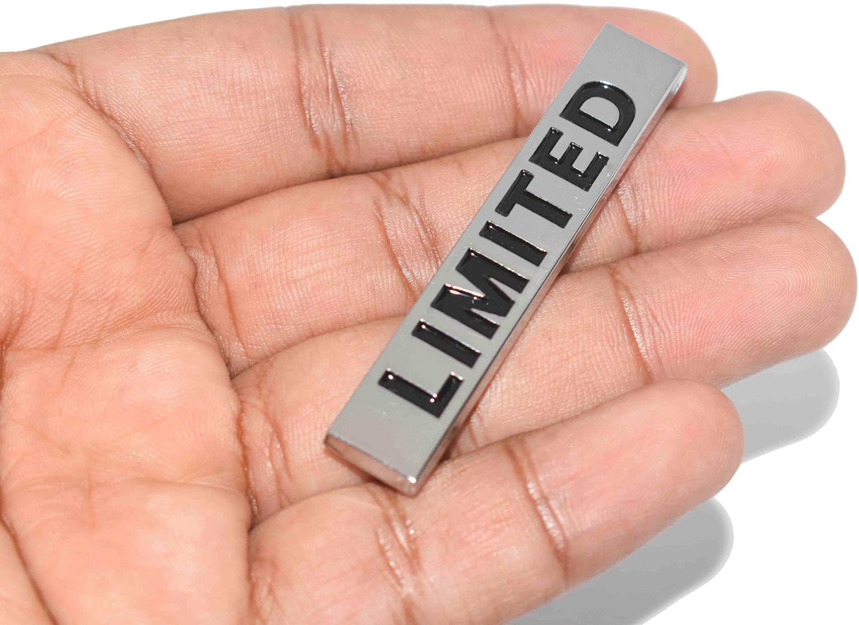 Limited Car Door Guard Badge Sticker for All Cars, Metal (1 Pair)