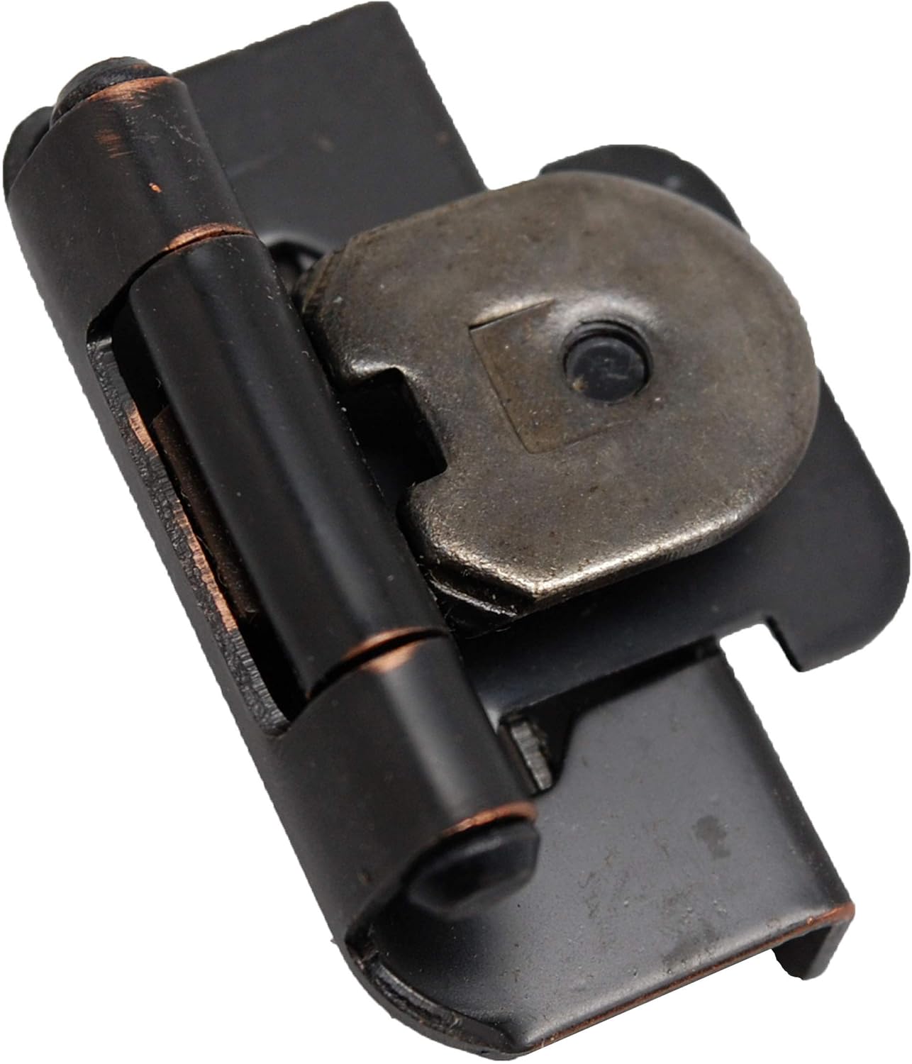 Amerock BP8704-ORB 1/2-inch (13mm) Overlay Double Demountable Cabinet Hinge, Oil Rubbed Bronze - 10 Pair (20 Units)