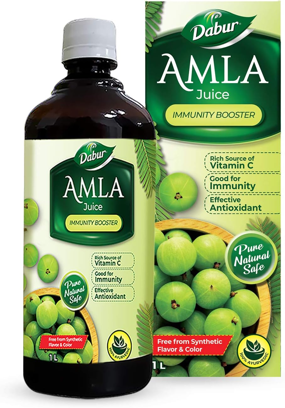 Amla Juice - Rich Sources of Vitamin C - 100% Ayurvedic Health Juice - 1Ltr