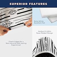 Vista 3 de Funda y almohadilla para tabla de planchar extra gruesa y resistente, acolchada, 4 capas, antiadherente, resistente a las manchas y a las manchas