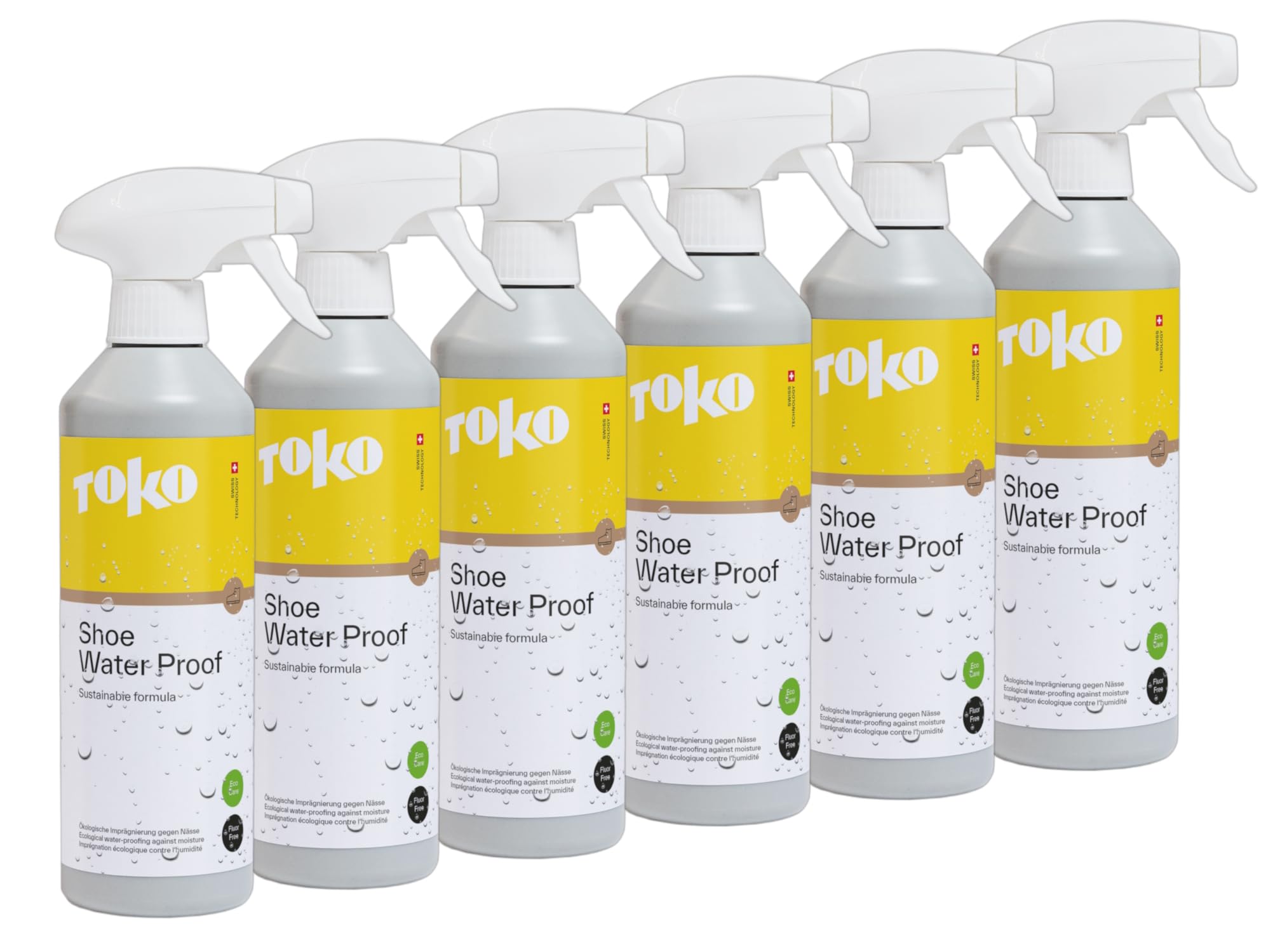 Toko - Set di 6 impregnanti per scarpe Shoe Proof and Care