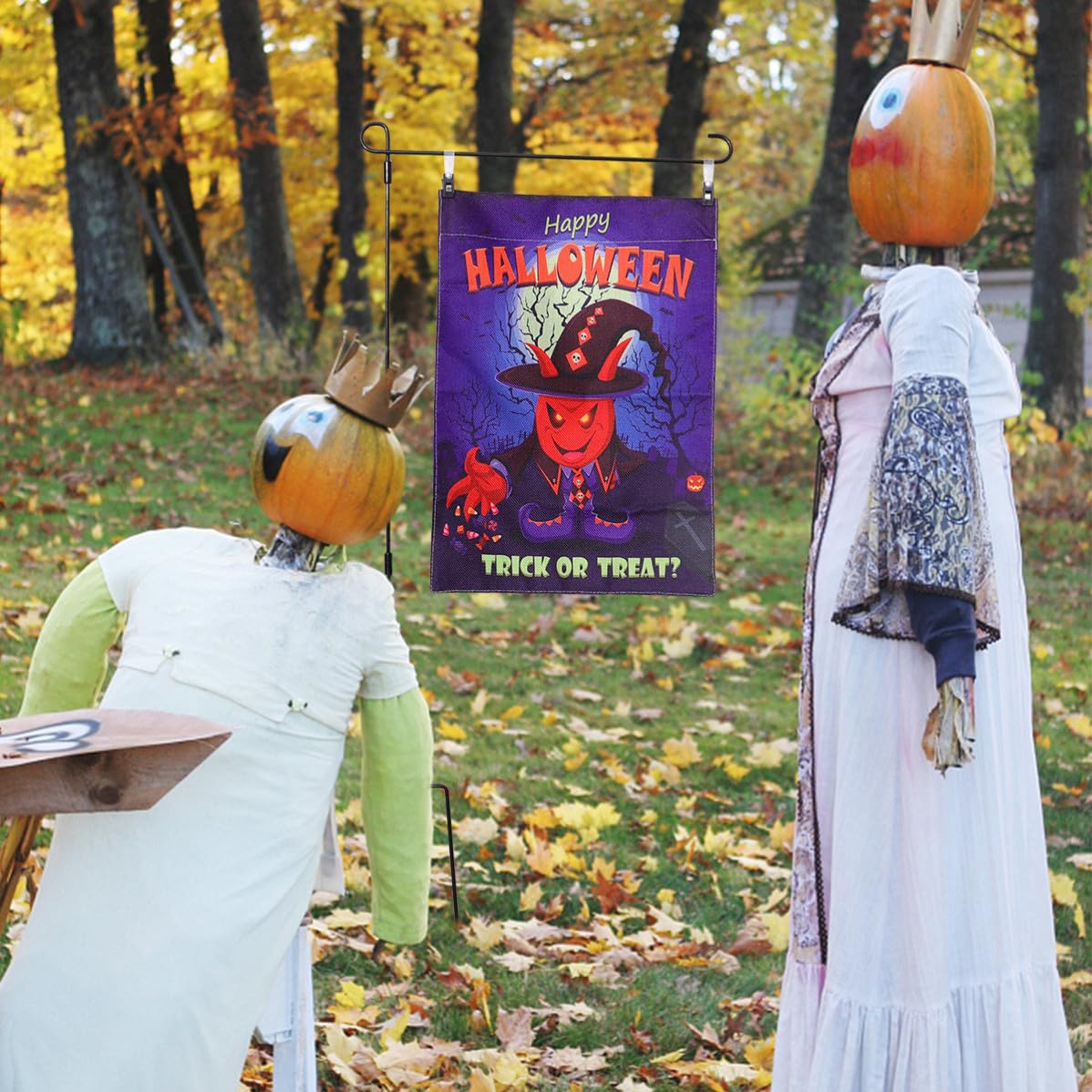 Toddmomy 5 Stück Fahnenmast für Gartenpartys Halloween Mottoparty mit