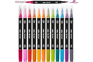 Dual Tip Creative Pens: Unleash Your Artistic Flair