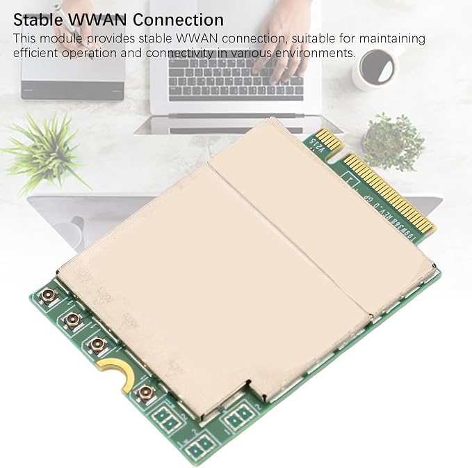 Tarjeta WWAN inalámbrica 5G Zopsc para laptop, módulo PCIe M.2 3042 Key B, compatible con Dell Latitude 5350/5450/5550/7030/7350/7450/7650/9450/3490/3590/3591, velocidad de transferencia de 1600 Mbps miniatura 3
