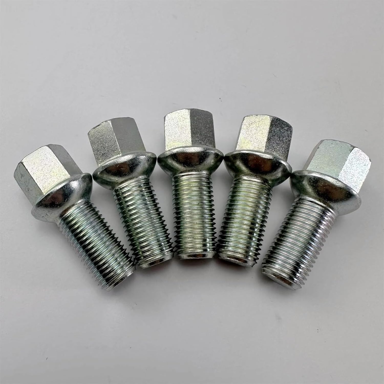 Wheel hub Parts Compatible with A6 for A4 for A5 Car Tire Bolts Wheel Bolts Nuts Long Steel Lug Bolts Tire Studs OEM:WHT002437 WHT001812A 8D0601139D(4PCS)