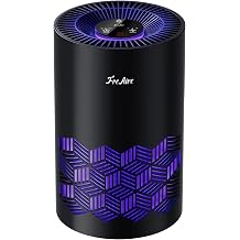 FreAire Air Purifiers for Bedroom Up to 1086 Ft&sup2;, KN6391RGB, Black