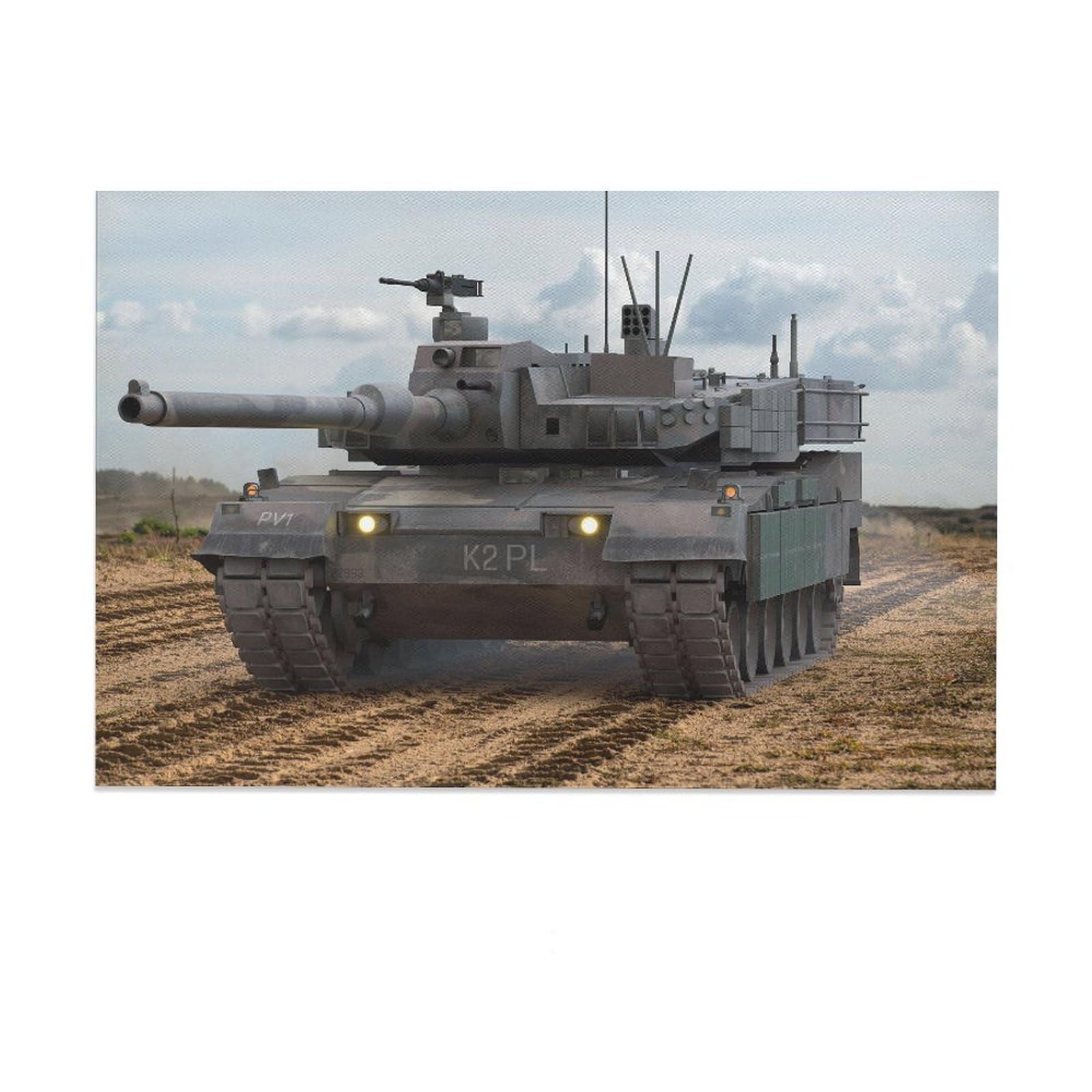 Military Battle M1 Abrams Tank Room Aesthetics Posters Canvas Posters Bedroom Decoration Sports Office Decoration Gifts Wall Art Decoration Printing Posters 24x36inch(60x90cm)