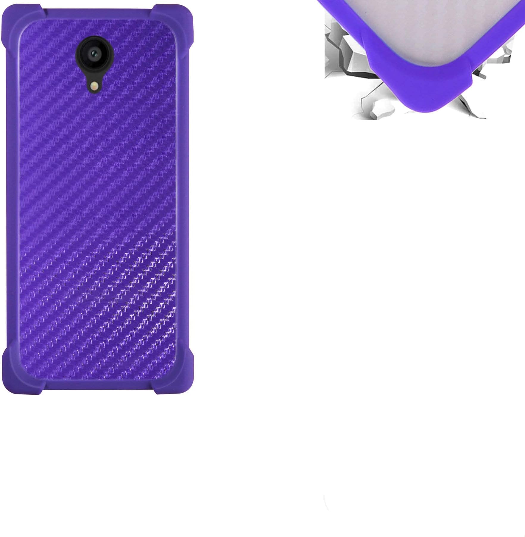 Case for Cellallure Cool S2 Case Compatible with Cellallure Cool S2 Phone Case PC backplane + Silicone Soft Frame Cover TZKB-ZI