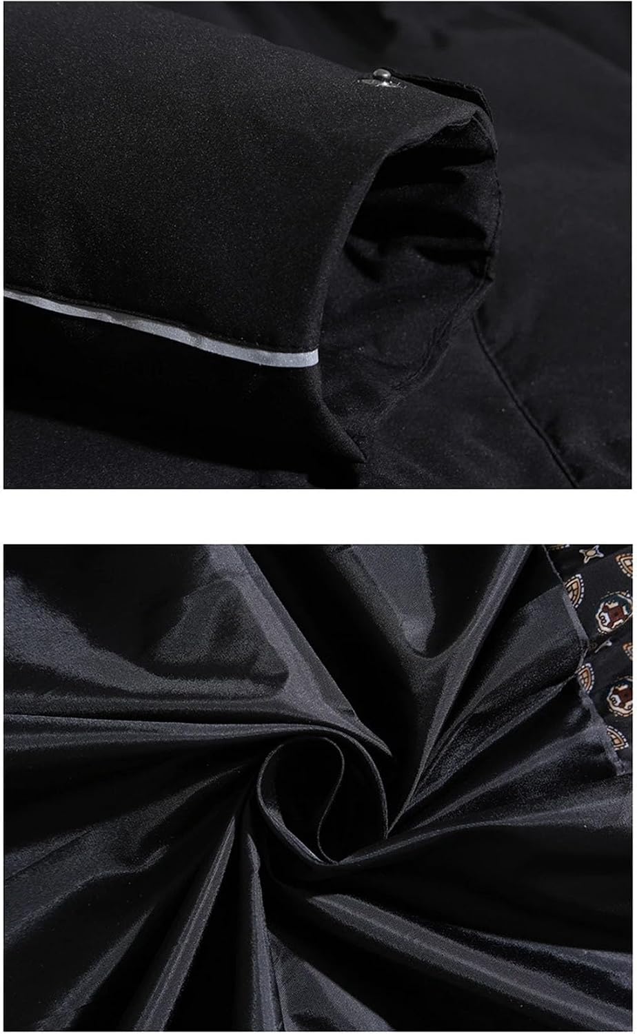Haitpant Men Long Down Coat Winter White Duck Down Jacket Hooded Windproof Thick Warm Coat