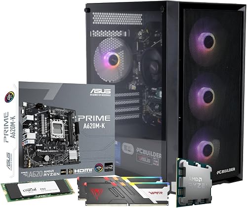 PCBuilder Ryzen 5 8600G 32GB 480GB Win 11 Gaming PC