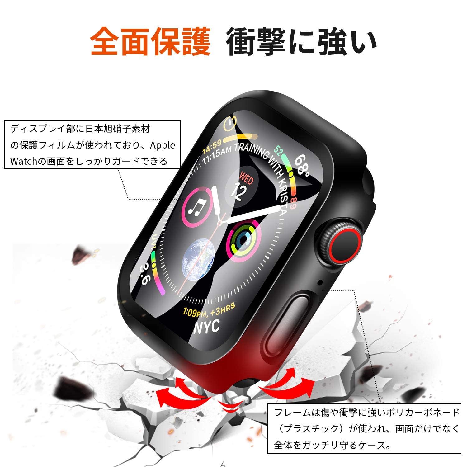 Amazon.co.jp: 【2枚セット】YOFITAR Apple Watch 用 ケース seriesSE2 