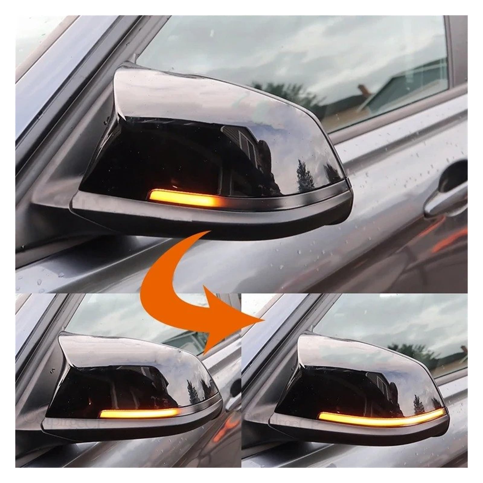 Per BMW Serie 5 6 7 F10 F11 F07 F06 F12 F13 F01 2013-2017 2 Pezzi Indicatore Direzione Dinamico LED Specchietto Indicatore Lampeggiante Ripetitore Luce Segnale svolta lampada specchietto retrovisore