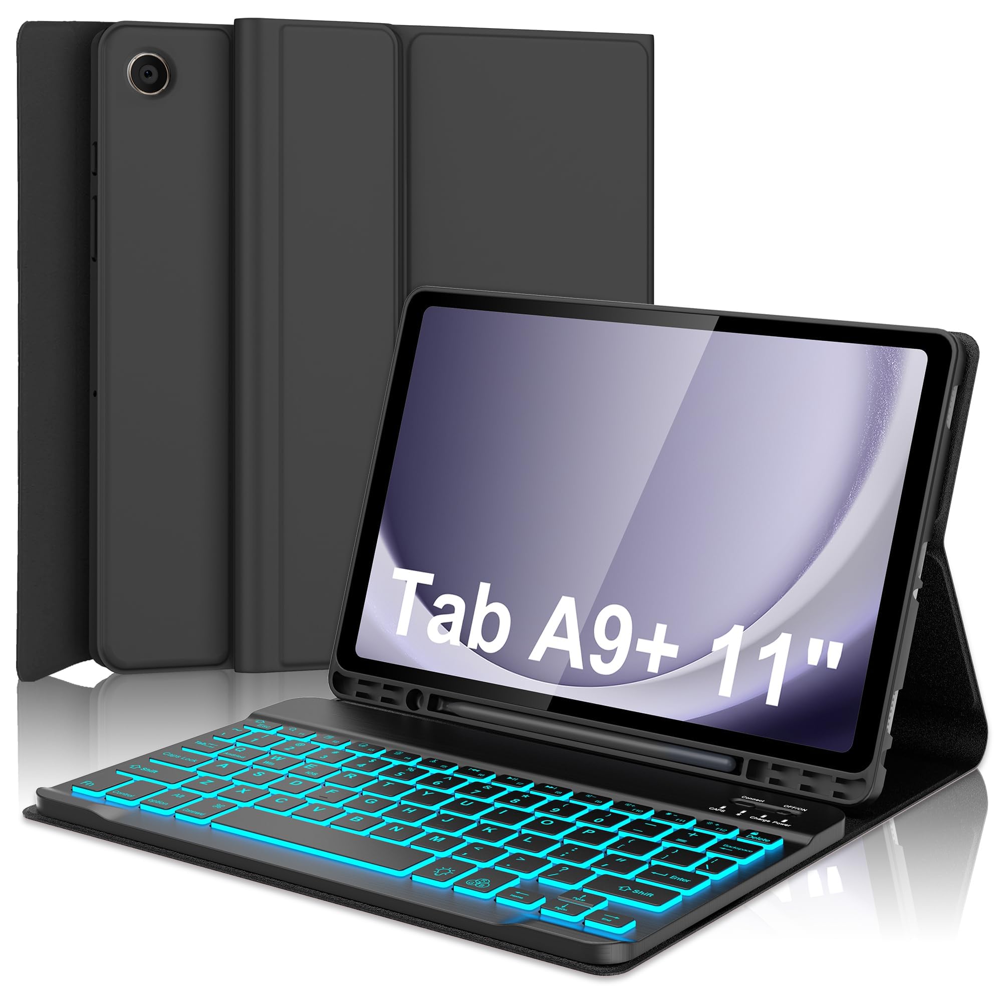 Amazon.com: Galaxy Tab A9 Plus Case with Keyboard 11 inch, 7
