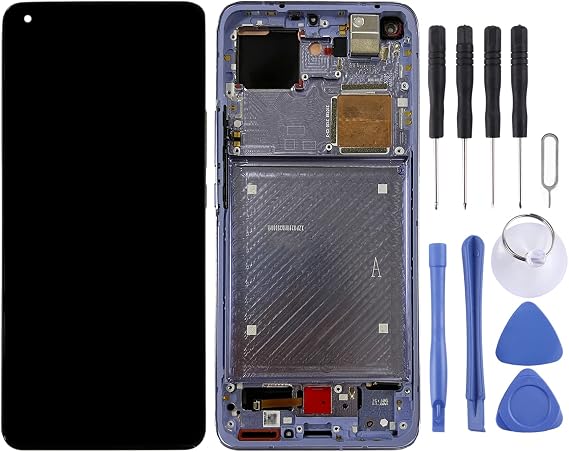 Mobile Phone LCD Display AMOLED Material LCD Screen and Digitizer Full Assembly With Frame for Xiaomi Mi 11 Ultra/Mi 11 Pro M2102K1G M2102K1C M2102K1AC Repair Part
