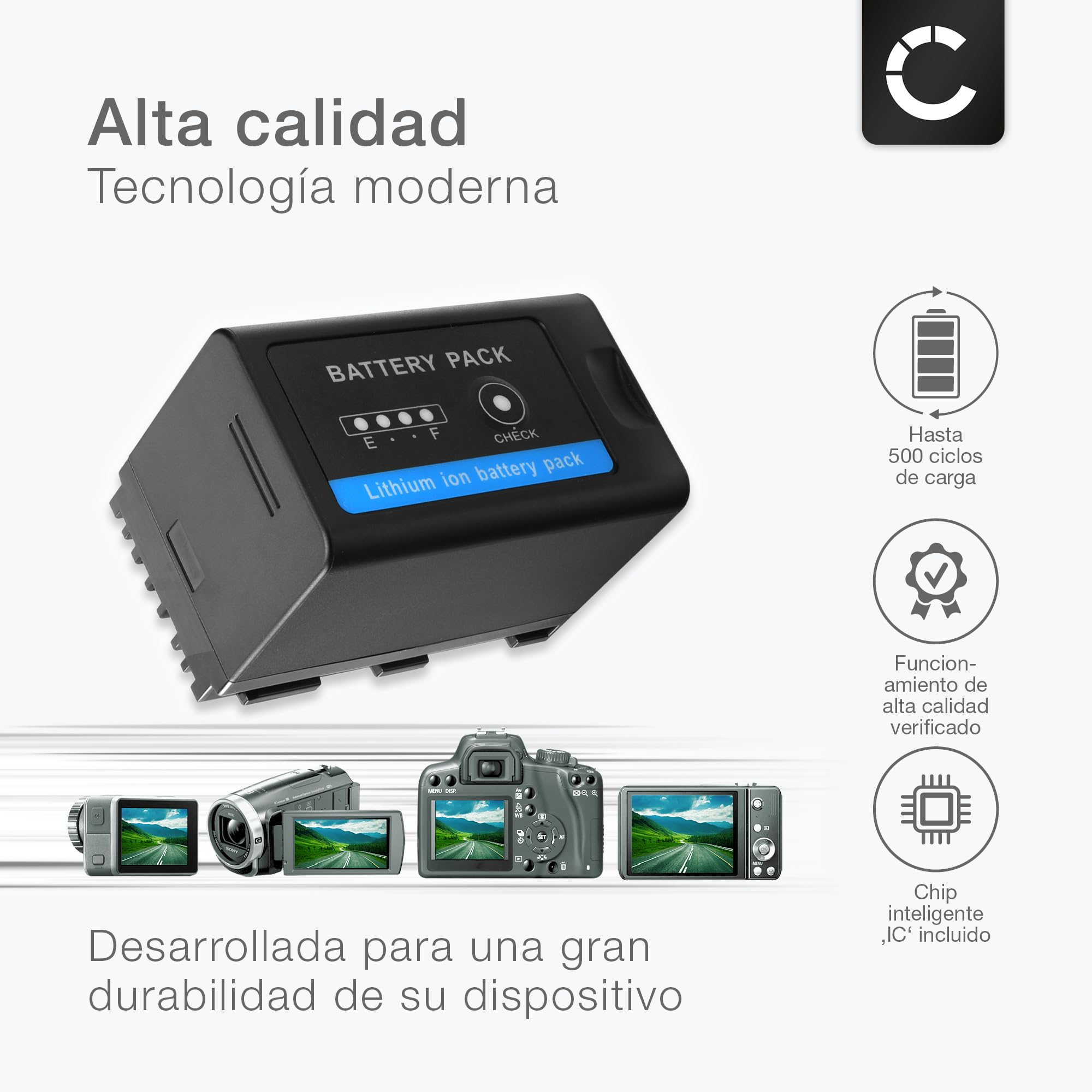 CELLONIC 2X Batería Compatible con Canon XF605, XF705, CA-CP200L, BP-A30