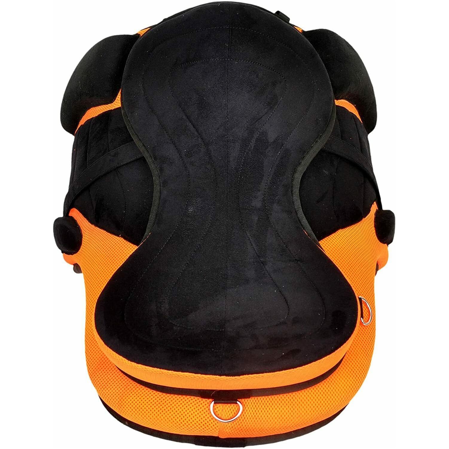 All Purpose sintetico senza alberi cavallo inglese sella fatta a mano Tack Set di staffe di colore arancione