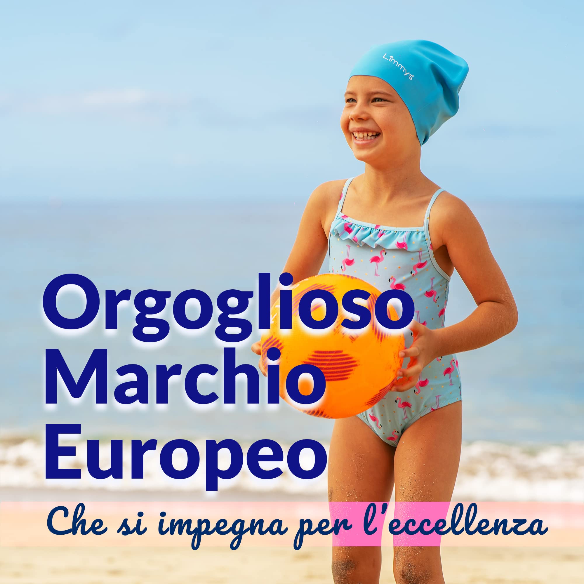 Limmys Cuffia in Silicone per Capelli Lunghi – Morbida, Elastica e Antiscivolo – Vestibilità Comfort Senza Tirare, Spazio Extra per Capelli Lunghi e Spessi, Silicone Senza Lattice, Facile da Indossare