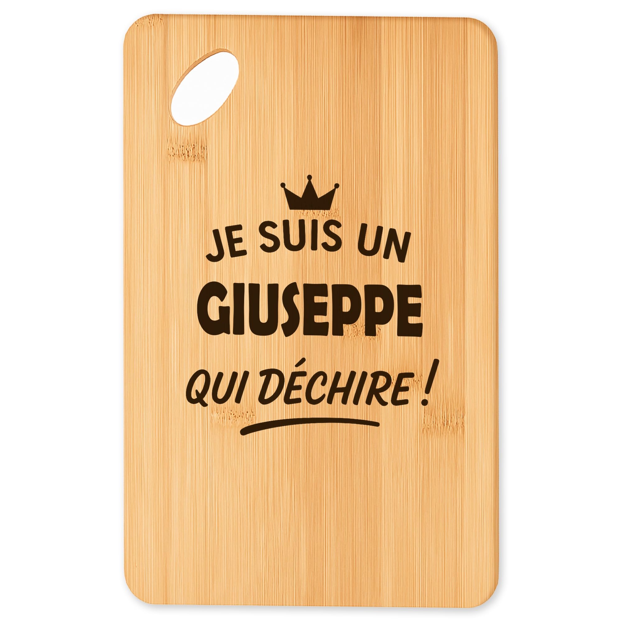 Planche à découper en bambou Giuseppe 2 plateau de service durable pour cuisine