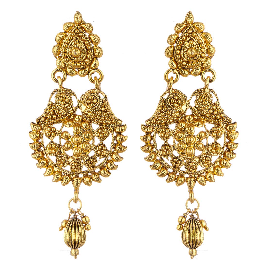 See full amazon price history chart for Zeneme Earring Gold Plated Brass Metal Stylish Shoulder Duster Dangle Bridal Earring Bridal Jewellery For Girl & Women Zeneme Earring Gold Plated Brass Metal Stylish Shoulder Duster Dangle Bridal Earring Bridal Jewellery For Girl & Women (B01MRON7LW) Amazon Price History, Amazon Price Tracker