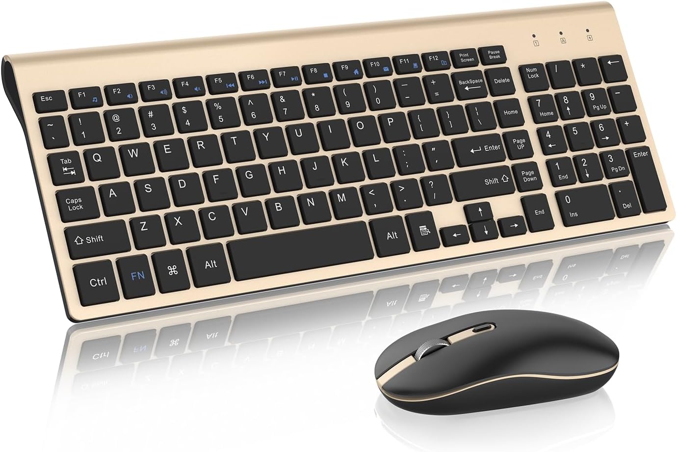 Amazon.com: cimetech Wireless Keyboard and Mouse Combo, Compact Full ...