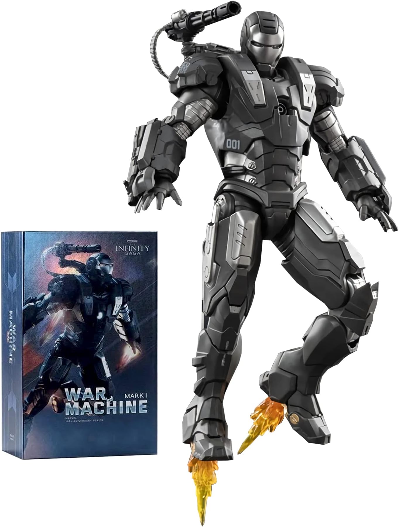7 Inch War Machine MK1 Action Figure,Exquisite Painting Collectible Figure with Lots of Accessories (1/10 Scale)