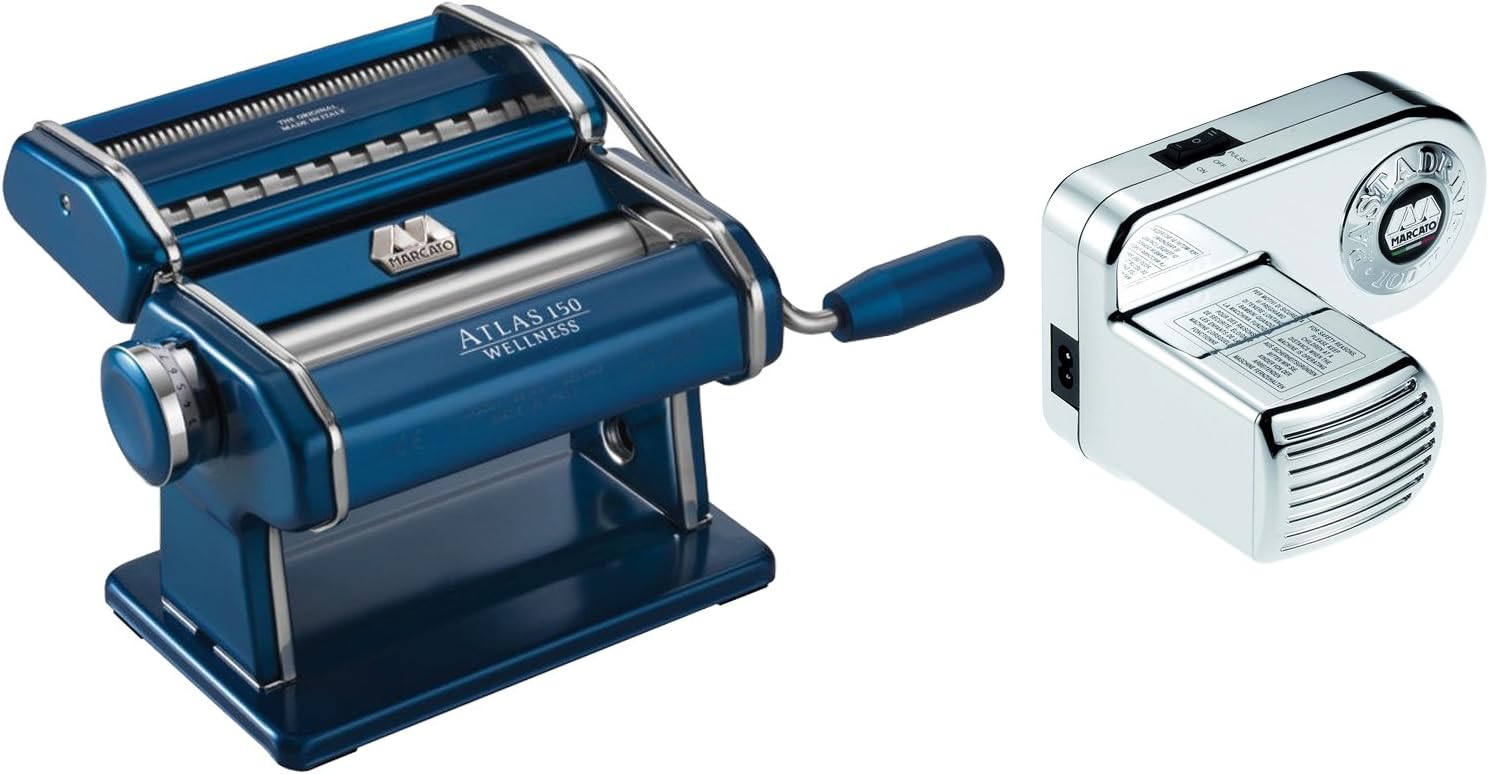 Marcato Atlas Hand Crank Pasta Machine w/Pasta Cutter