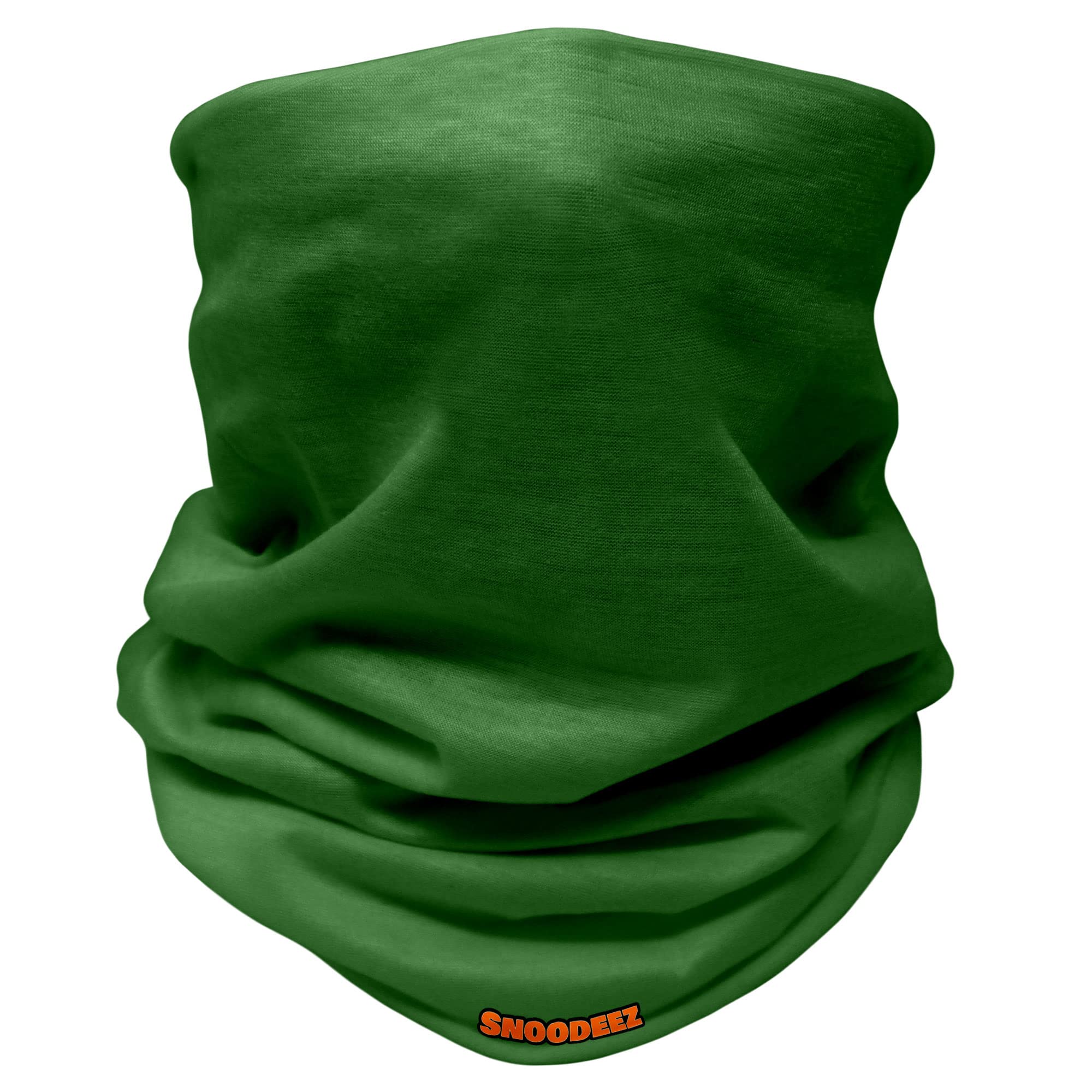 Kids Plain Multifunctional Snood Headwear (Forest Green, One Size)